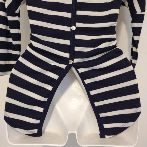 Charlotte Russe - Striped High Low Slit Shirt - Picture 8 of 11